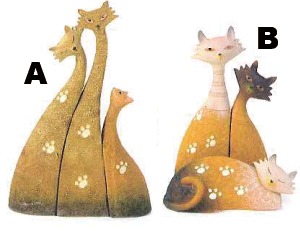 Wunderschöne Katzenfiguren - Katzen - Rodgau