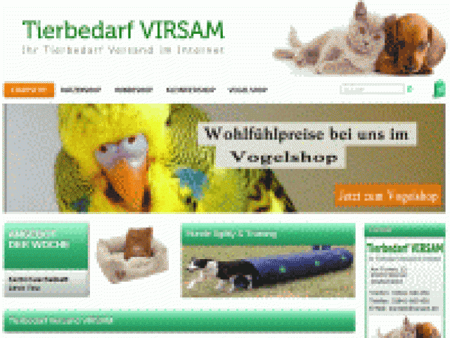 Tierbedarf Versand VIRSAM - Zubehoer für Haustiere - Wismar