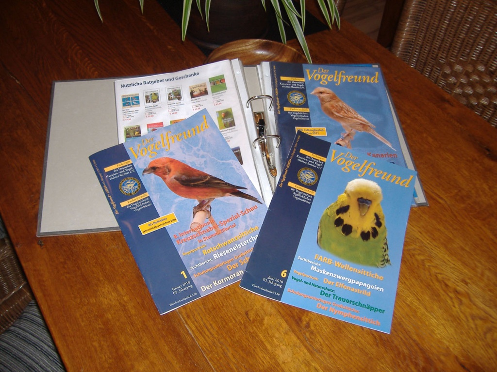 Sammlung  Kanarienfreund/Vogelfreund  von 1992-2010 abzugeben !! - Tierbuecher - Rhede