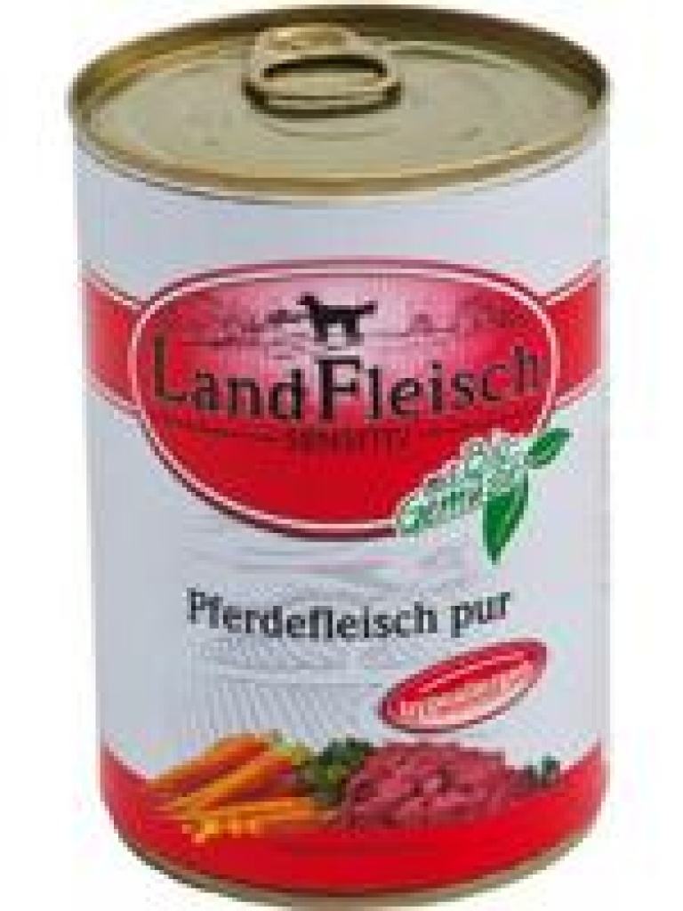 Landfleisch Sensitiv Pferdefleisch pur 12 x 400g - Tiernahrung - Feldkirchen Westerham