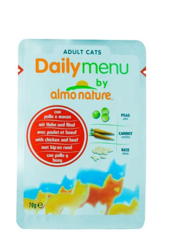 Almo Nature Daily Menü für Katzen (Frischebeutel 30 x 70g) - Tiernahrung - Feldkirchen Westerham