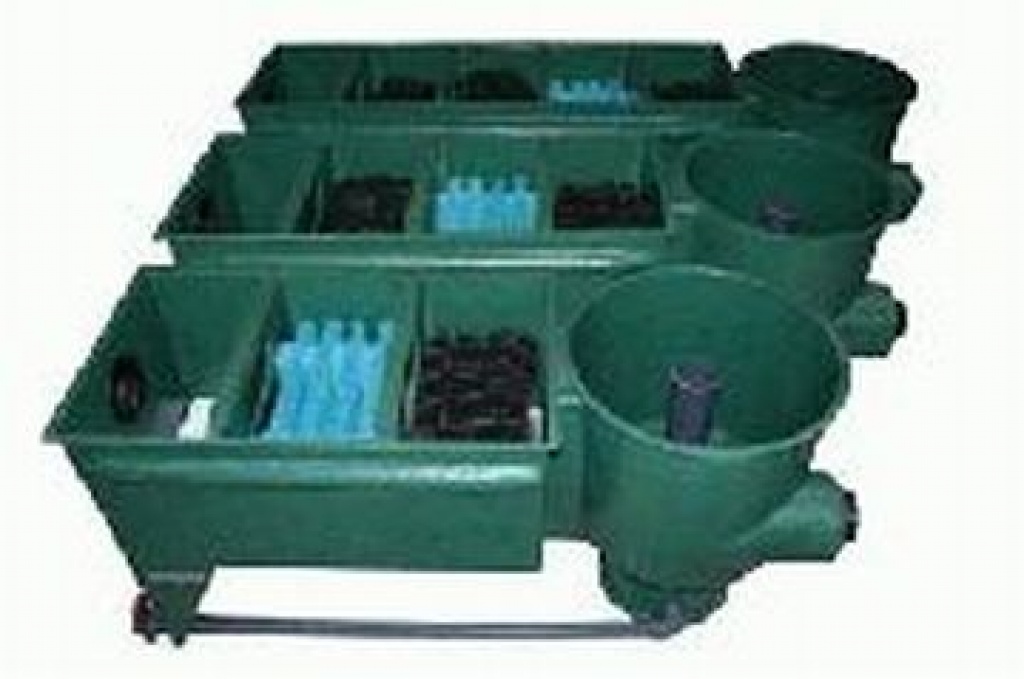 Teichfilter Aqua Logistik GFK Reihen  Filter 3 Kammer 4 Kammer 5 Kammer mit Vort - Fische - Wesseling