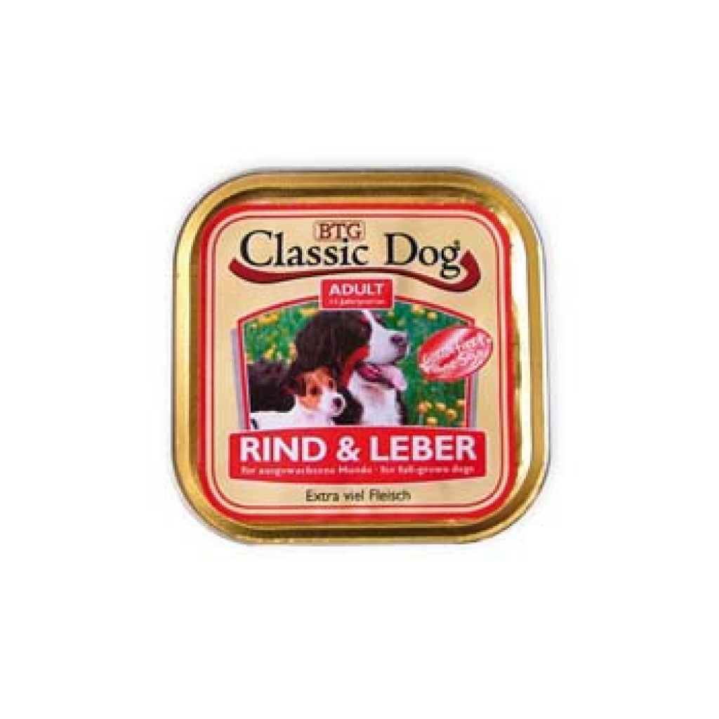 Classic Dog Hundefutter - Schale Rind & Lamm 150g - Tiernahrung - Bruckmühl