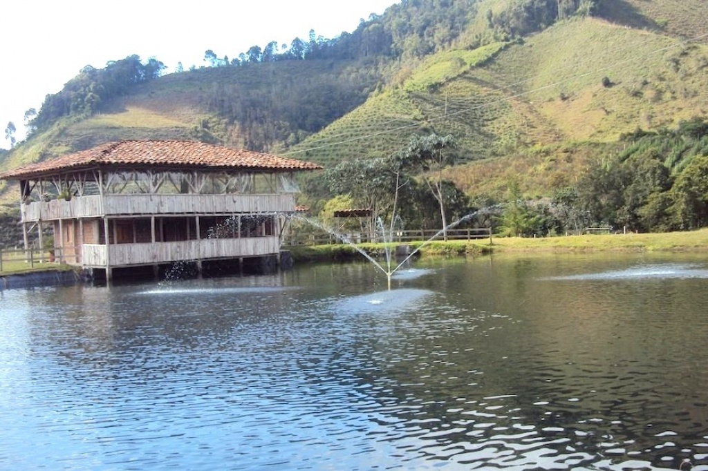 Kolumbien Fischfarm 10 ha, 7 Teiche, Forellenzucht, Restaurant - Fische - Kolumbien