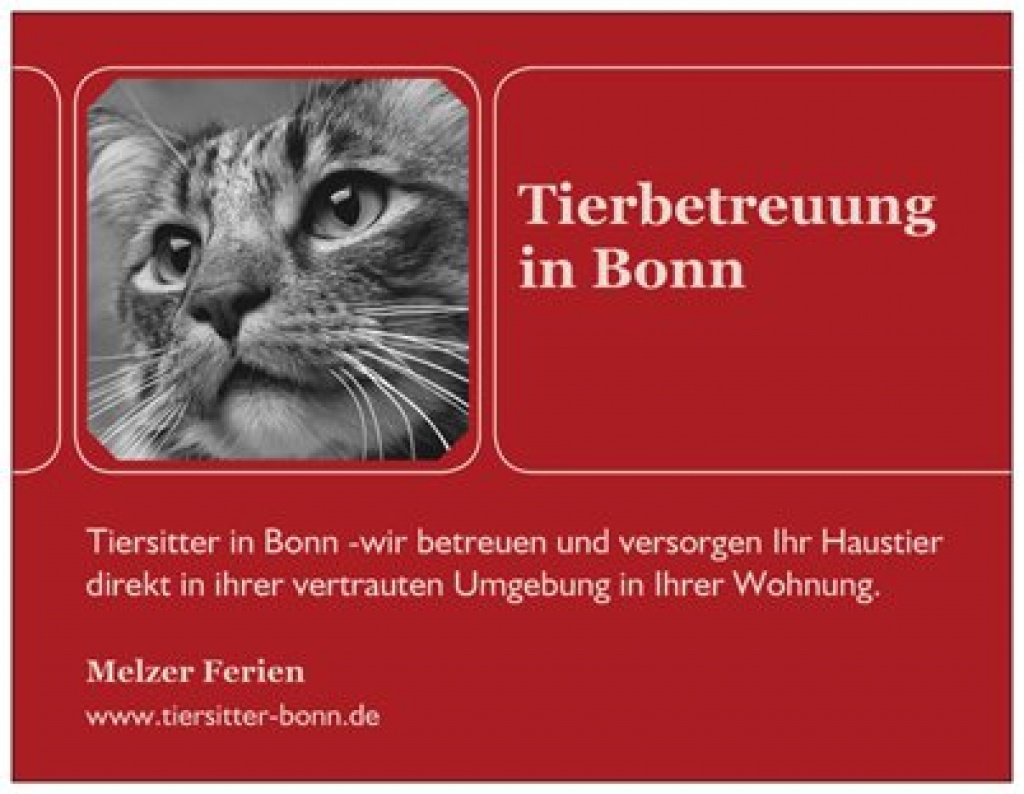 Wohnungsbetreuung und Tierbetreuung in Bonn - Dienstleistungen - Bonn