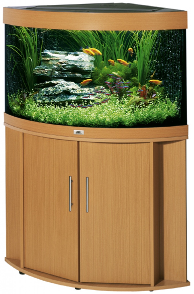 Komplettes Eckaquarium von Juwel + Unterschrank + Zubehör - Tierboersen - Dessau Roßlau