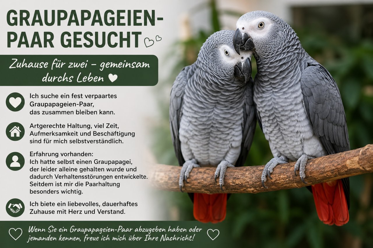 Graupapagei gesucht - Voegel - Weißenthurm