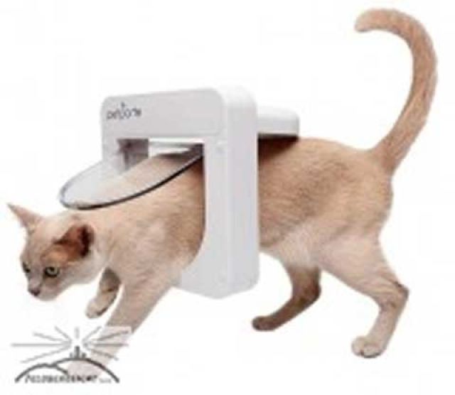 Chip-Katzenklappe kein Halsband mehr nötig! - Zubehoer Haustiere - Spalt