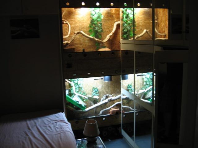 Holz Terrarium H x B x T = 200 x 120 x 43 cm - Terrarien - Offenbach
