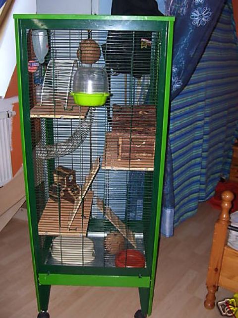 Nagervoliere mit sehr viel Zubehör zu verkaufen! - Nagetiere Allgemein - Gladbeck