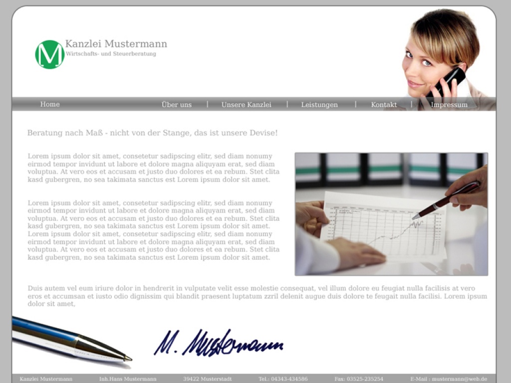 Webseite mieten - Dienstleistungen - Schmallenberg