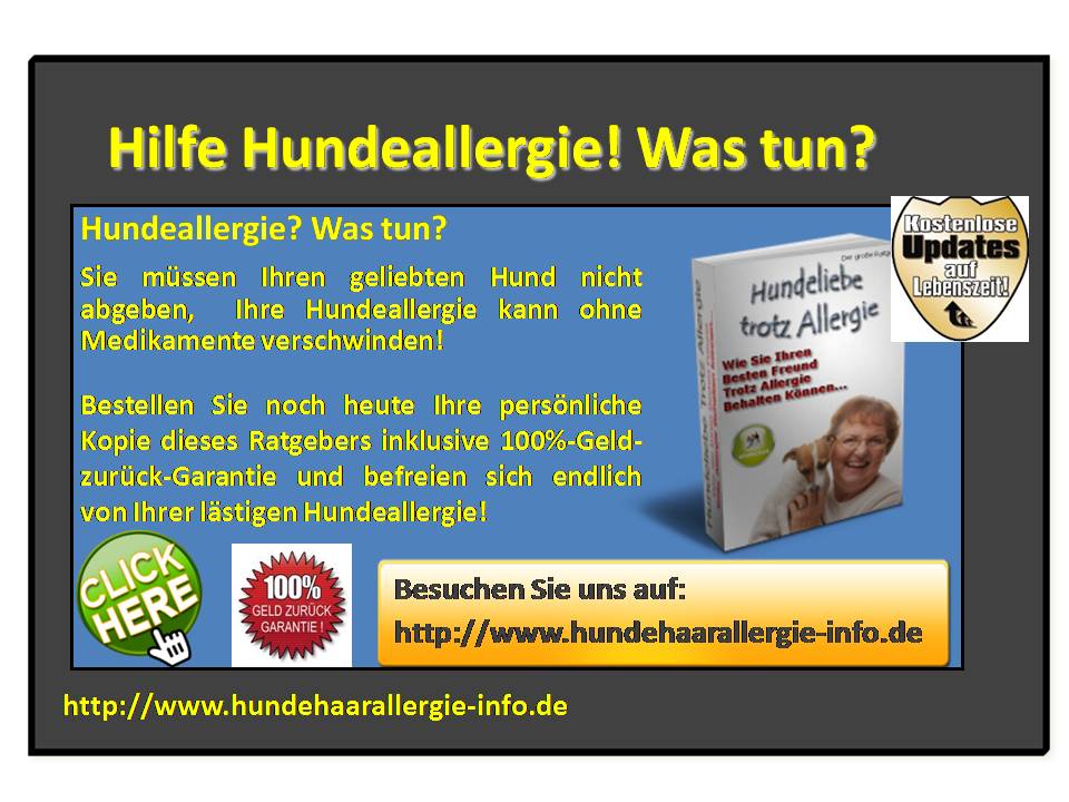 Hilfe Hundeallergie! Was tun? - Sonstiges - Dresden