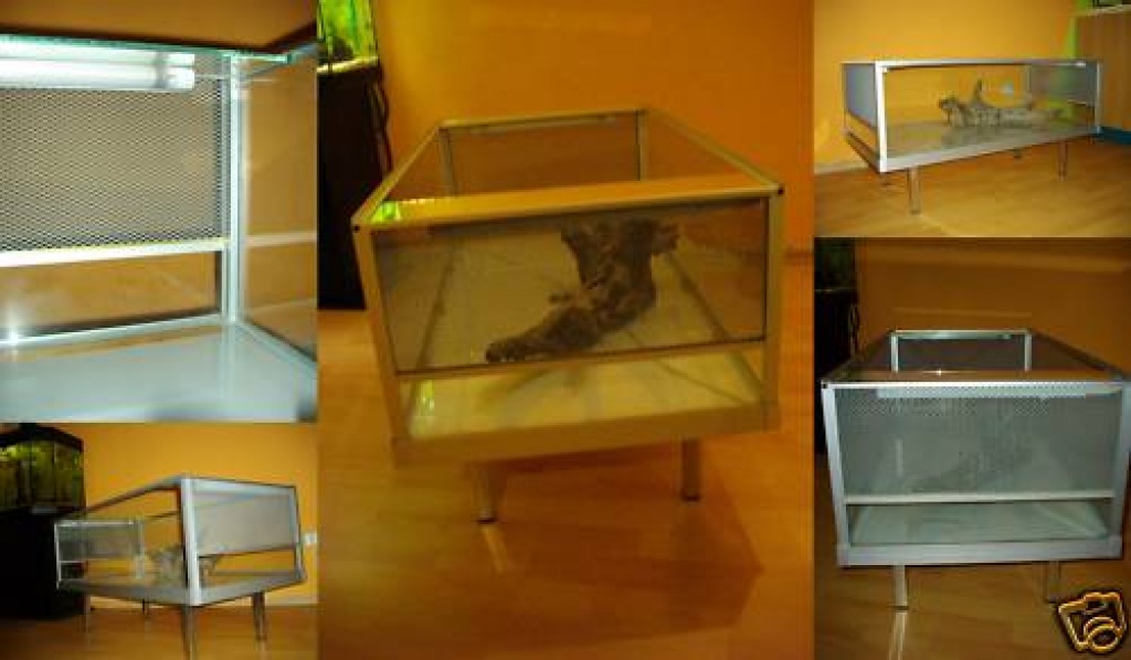 (Zwerg-) Hamsterheim 100cm - Sonderanfertigung - Tisch mit Licht - Nagetiere - Frankfurt am Main