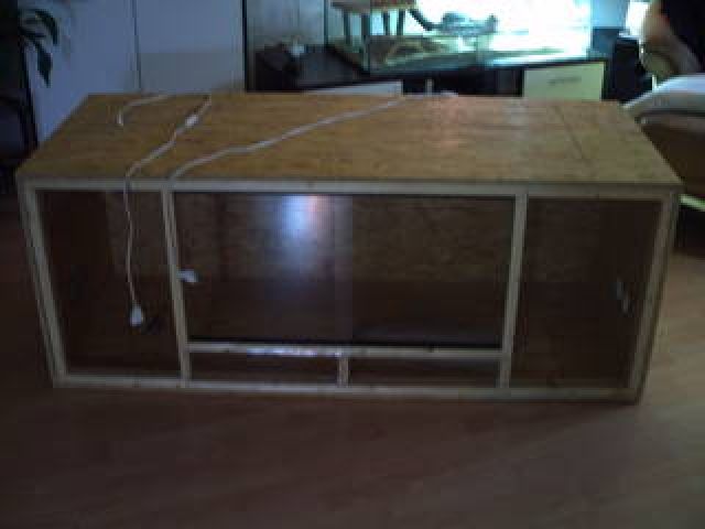 Verkaufe OSB Terrarium, 155x60x60 - Terrarien - Bad Vilbel