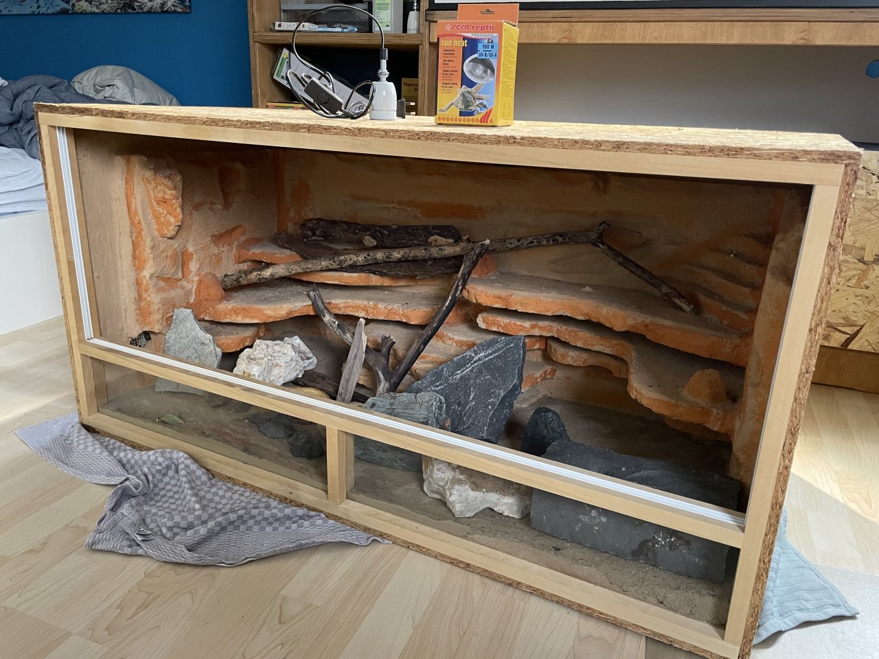 Wüsten Oder Trocken Terrarium 61*120*60 H*B*T - Reptilien - Bruchköbel